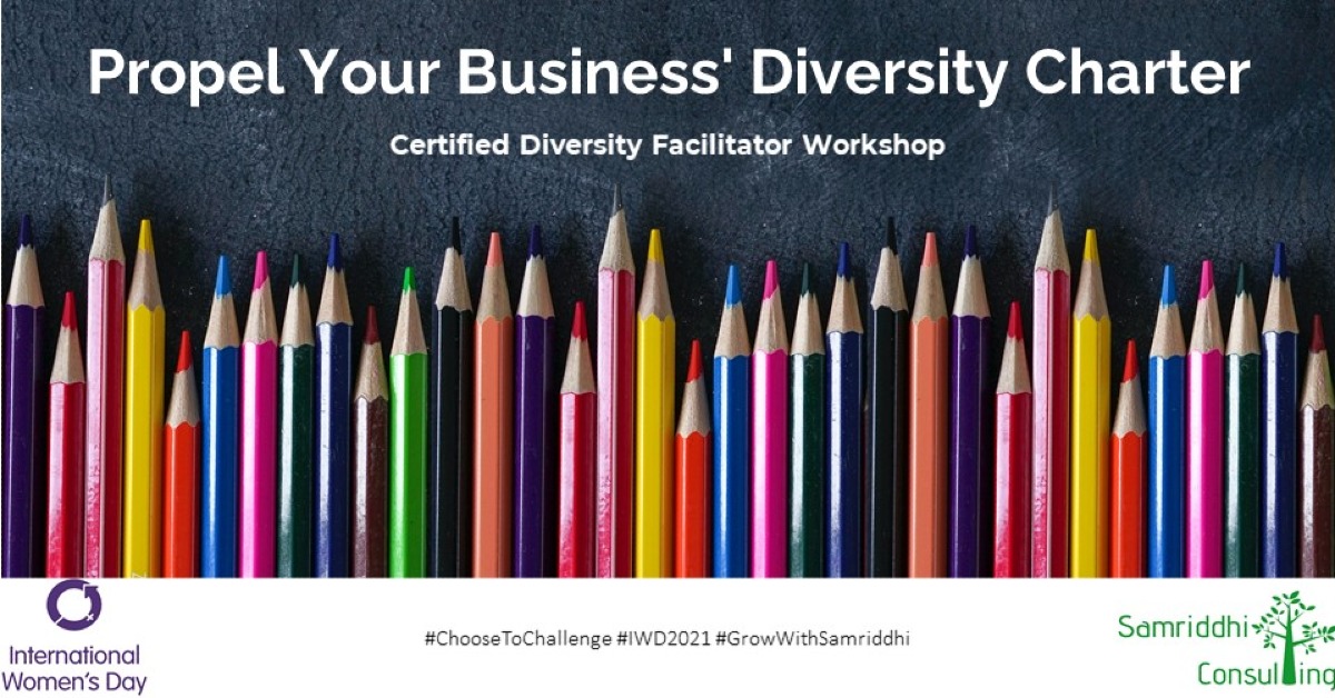 Cover image of the Certified Diversity Facilitator Event presentation